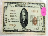 1929 $20 Hastings Nat Bank of Hastings, NE  Note