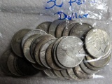 (30) Peace Silver Dollars