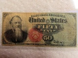 1866 50 Cent Fractional Currency Note