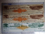 3 McCormick Signed Checks  2-1875 and 1876