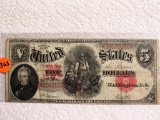 1907 $5 US Note