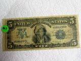 1899 $5 US Silver Certificate
