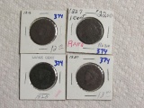 (4) Lg. Cents 1816,1820,1827,1830