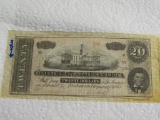 1864 Issued $20 Confederate Bank of Richmond