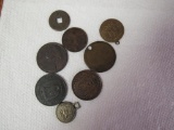 8 Old World Coins