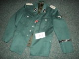 Nazi Colonel Tunic SS Repro Emblems