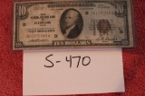 $10.00 Fed. Res. Bank of Cleveland Note