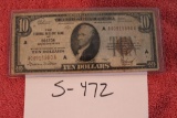 $10.00 Fed. Res. Bank of Boston Note