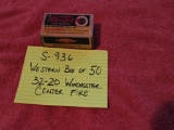 Western 32-20 Winchester Center Fire Box of Rounds