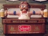Schmidt Beer Welcome Sign
