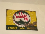 Bubble Up Metal Sign