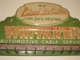 Whitaker Cable Service Sign