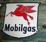 Mobilgas Porcelain Pump Plate