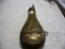 Ornate Black Powder Brass Flask