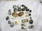 Lg. Lot Rare Copper, Brass and Tin Buttons, Pins