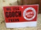 Vintage Heavy Tin Sign, Gooch's Best