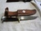 Vintage Western USA W36 Hunting Knife w/Sheath