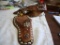 Fancy Leather Pistol Holster w/Jewels