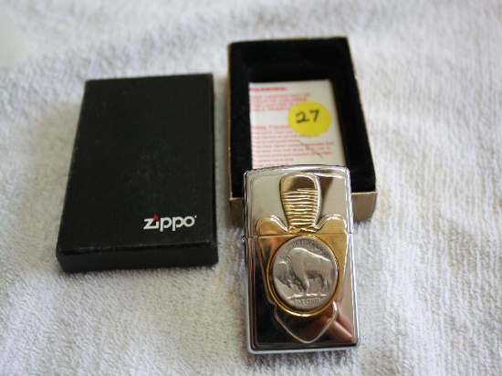 Zippo Vintage Lighter, Buffalo Nickel