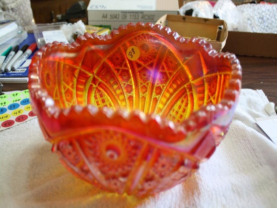 Large Carnival Glass Bowl