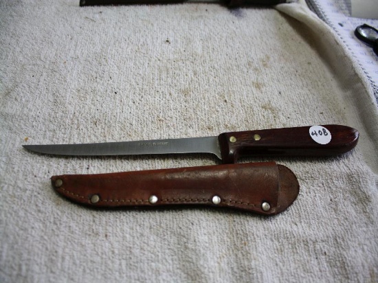 Vintage Boning Knife w/Sheath