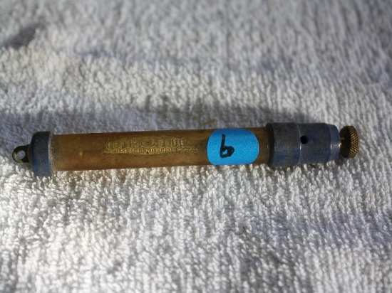 Antique Depth-o-Plug, Working Thermometer
