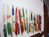 (20) Vintage Oil Adver. Pens