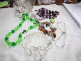 Vintage Necklaces & Bracelets, some glass