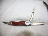 Rare Robeson Shuredge 3 Blade Folding Knife