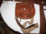 Vintage Leather Shoulder Pouch