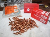 Lot of Hornady 30 Cal. Lead & Bag of Rifle Cleaning Patches