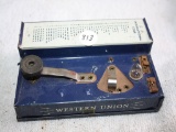 Rare Western Union Radio Telegraph Sig. Set