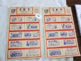 (2) Rare Movie Lobby Cards, Sky Theater
