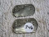 Robert Hilgenkamp Military Dog Tags, T45