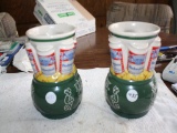 (2) Budweiser Beer Mugs, St. Pats Day Luck of the Irish