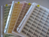 4 Sheets of 3 cent stamps
