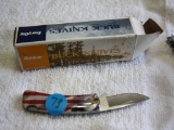 Buck Patriot Folding Knife, No. 525 Lock Back