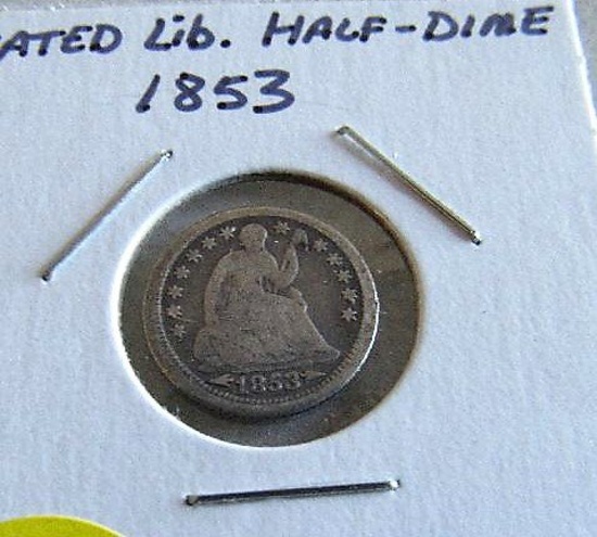 1853 Half Dime