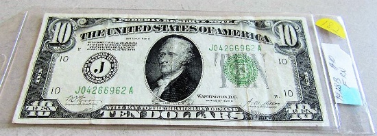 1928B $10.00 FRN