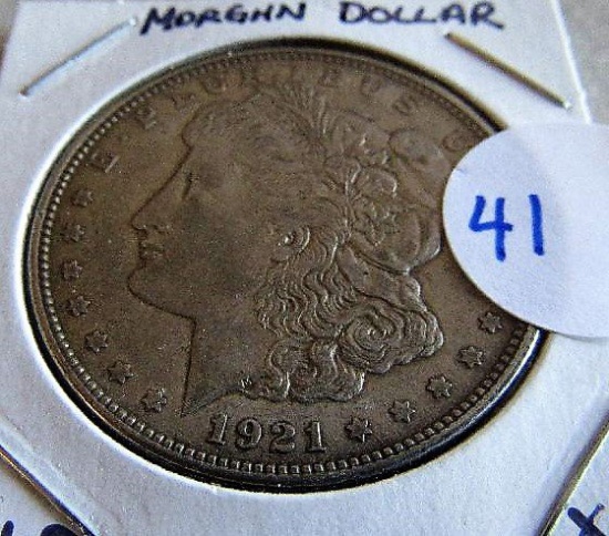 1921-D Morgan Silver Dollar