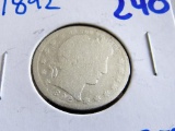 1892 Barber Quarter