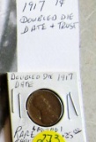 1917 Lincoln Cent Double Die