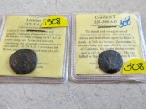 Licinius the Second 317-324 AD Roman Bronze coin, Constans the First Roman Bronze Coin 337-350 AD