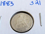 1883 Seated Dime