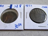 1827 and 1819 large cents