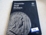 Complete set of Franklin Half Dollars.  The set starts with 1948 and ends with 1963