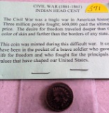 1862 Civil War Cent