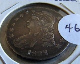 1832 Capped Bust Half Dollar