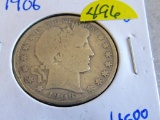 1906 Barber Half Dollar