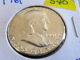 Brilliant Unc. 1961 Franklin Half Dollar